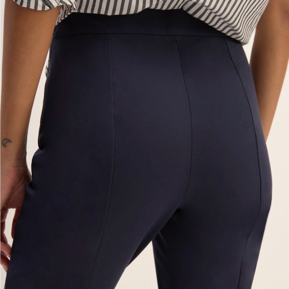 EVERLANE The Bi-Stretch Work Pant Navy Women’s Business Casual - Picture 2 of 7